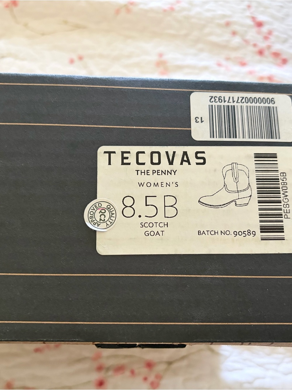 Tecovas Women's Brown Leather Ankle Booties - Picture 4 of 4
